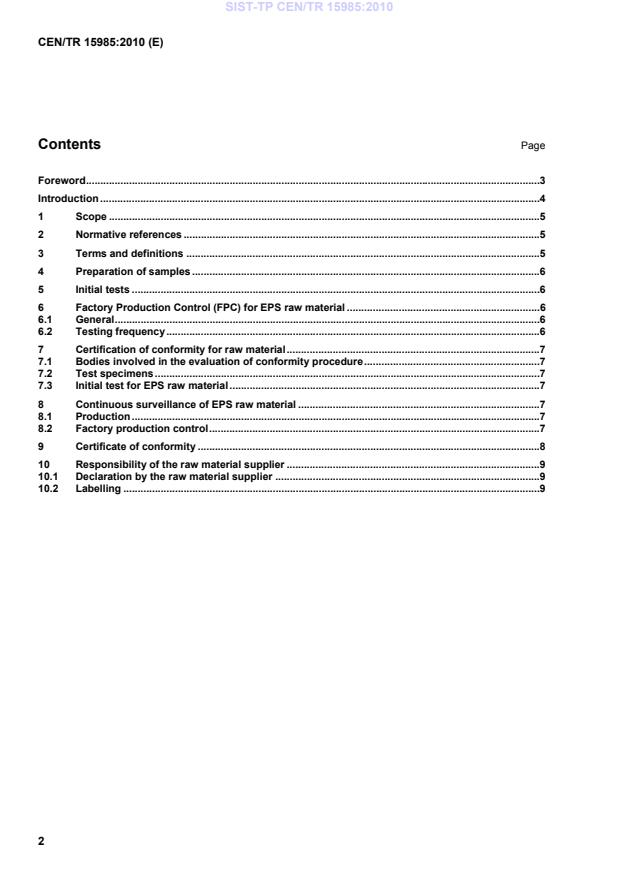 CEN/TR 15985:2010 TP CEN/TR 15985:2010 - Page 4 preview