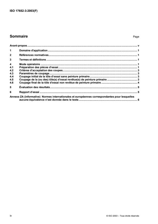 ISO 17652-3:2003 ISO 17652-3:2003 - Soudage -- Essai sur peintures primaires en relation avec le soudage et les techniques connexes - Page 4 preview