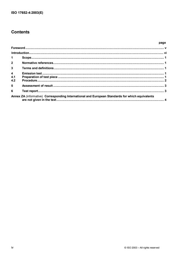 ISO 17652-4:2003 ISO 17652-4:2003 - Welding -- Test for shop primers in relation to welding and allied processes - Page 4 preview