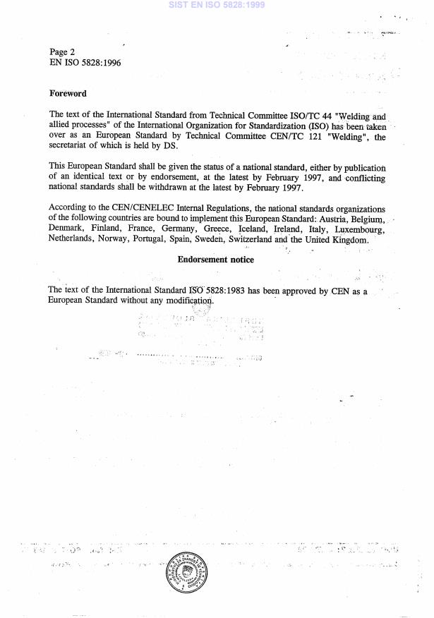 EN ISO 5828:1996 EN ISO 5828:1999 - Page 4 preview