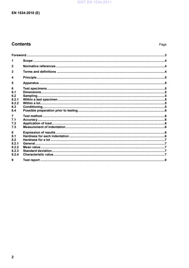 SIST EN 1534:2011 SIST EN 1534:2011 - Page 4 preview