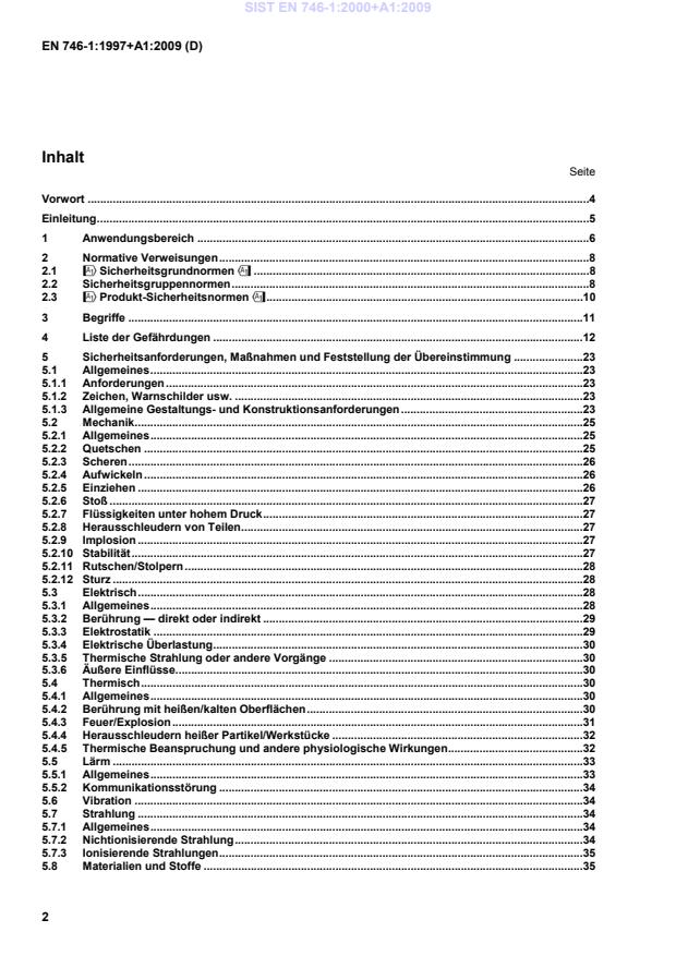SIST EN 746-1:2000+A1:2009 SIST EN 746-1:2000+A1:2009 (DE) - Page 4 preview