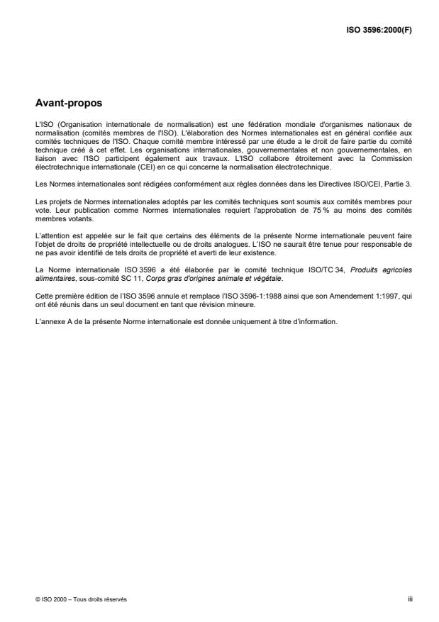ISO 3596:2000 - Corps gras d'origines animale et végétale -- Détermination de la teneur en matieres insaponifiables -- Méthode par extraction a l'oxyde diéthylique