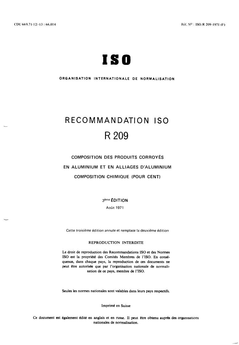 ISO/R 209:1971 - Title missing - Legacy paper document
Released:1/1/1971