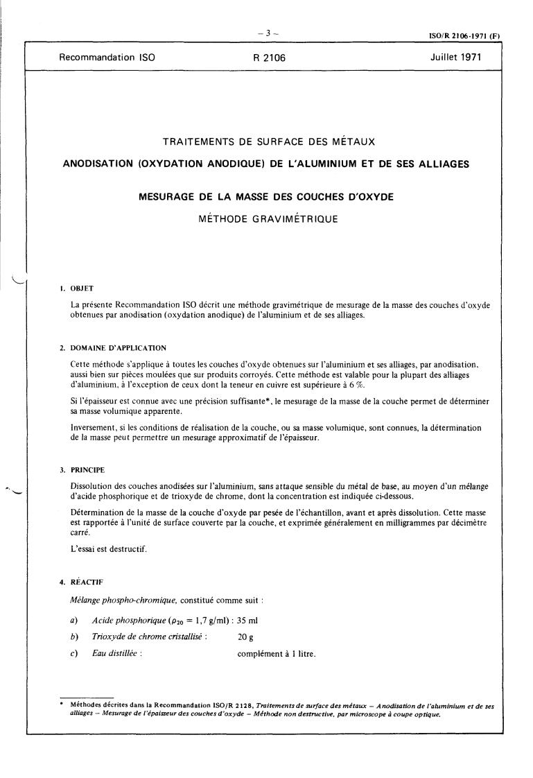 ISO/R 2106:1971 - Title missing - Legacy paper document
Released:1/1/1971