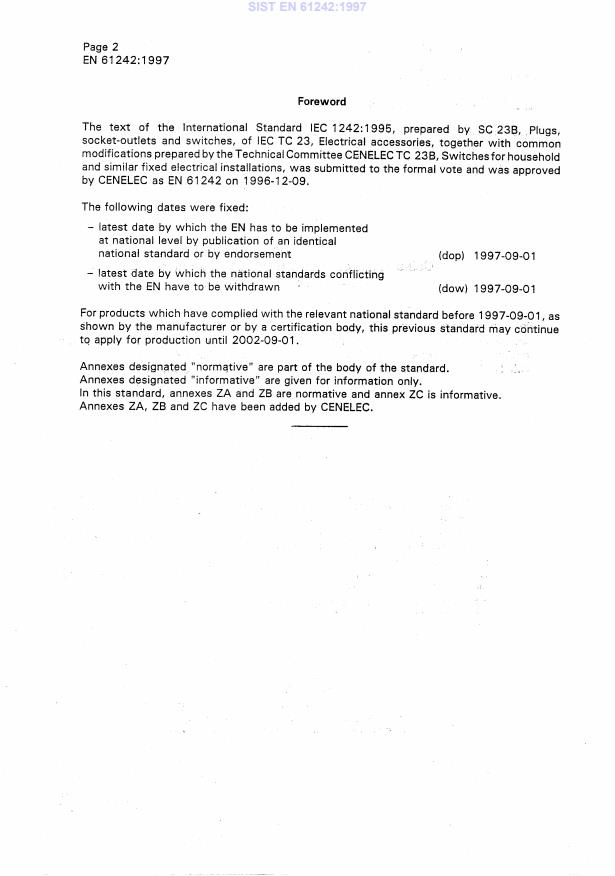 SIST EN 61242:1997 SIST EN 61242:1997 - Page 4 preview