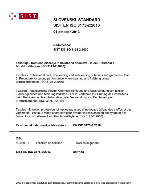 EN ISO 3175-2:2013
