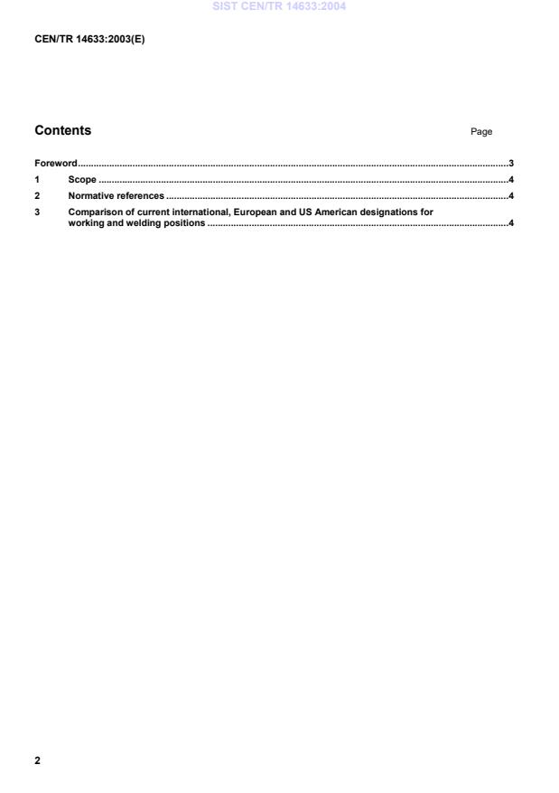 CEN/TR 14633:2003 CEN/TR 14633:2004 - Page 4 preview