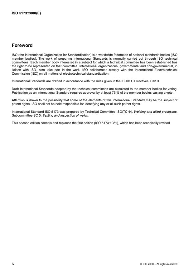 ISO 5173:2000 ISO 5173:2000 - Destructive tests on welds in metallic materials -- Bend tests - Page 4 preview