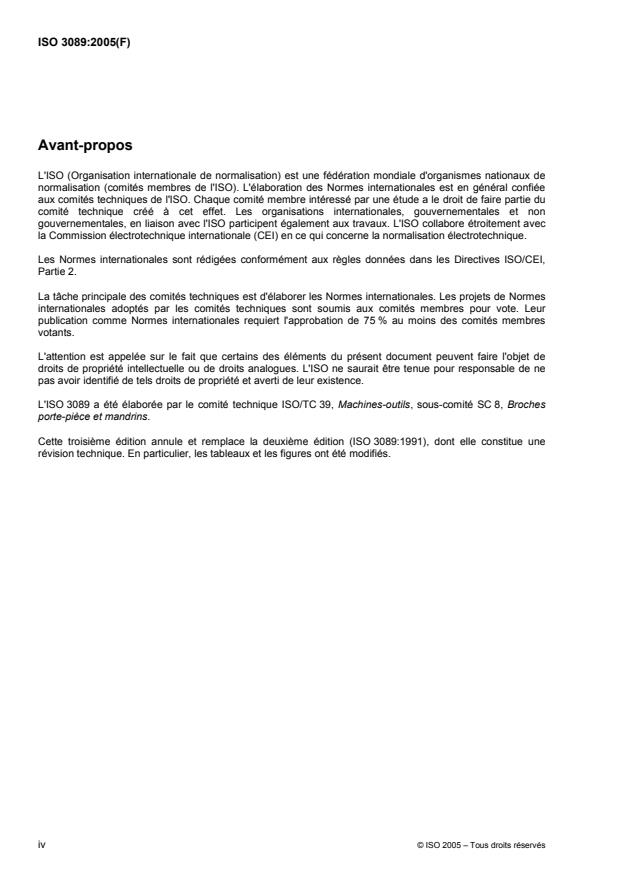 ISO 3089:2005 ISO 3089:2005 - Machines-outils -- Conditions d'essai pour mandrins a serrage concentrique a commande manuelle avec mors monobloc - Page 4 preview