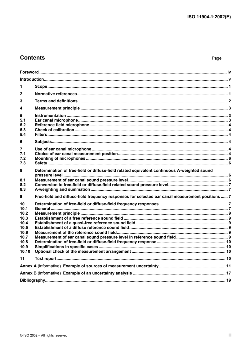 ISO 11904-1:2002 - Acoustics — Determination of sound immission from sound sources placed close to the ear — Part 1: Technique using a microphone in a real ear (MIRE technique)
Released:10/10/2002