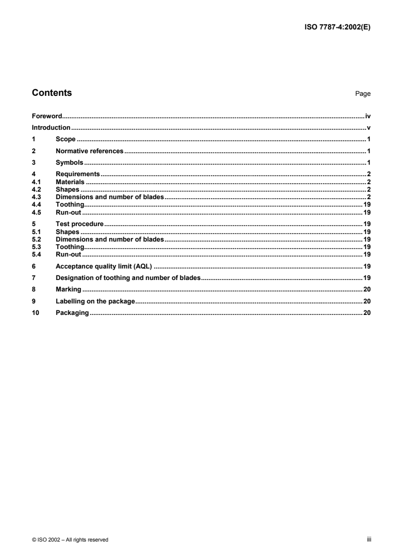 ISO 7787-4:2002 - Dental rotary instruments — Cutters — Part 4: Miniature carbide laboratory cutters
Released:14. 03. 2002