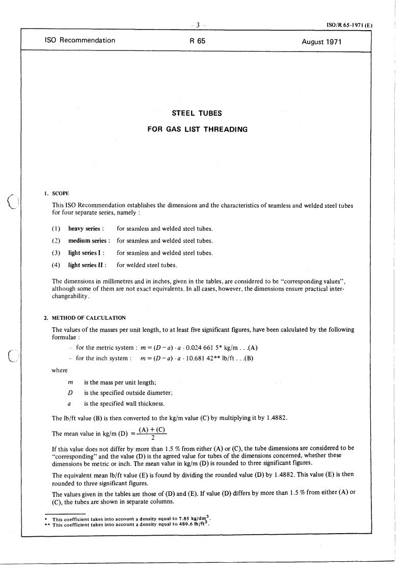 ISO/R 65:1971 - Title missing - Legacy paper document
Released:1/1/1971