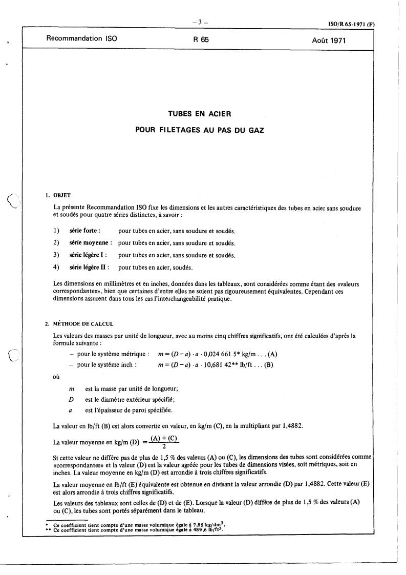 ISO/R 65:1971 - Title missing - Legacy paper document
Released:1/1/1971