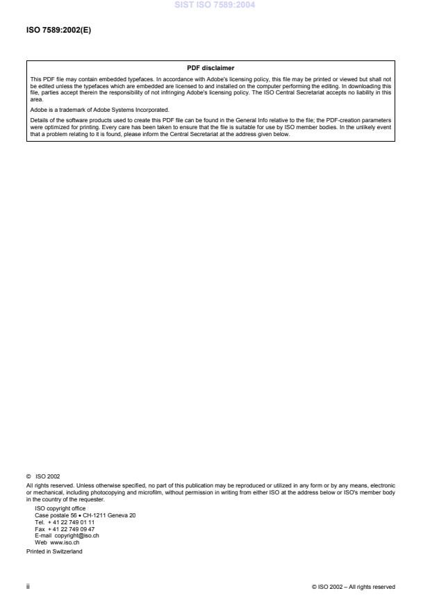 ISO 7589:2002 ISO 7589:2004 - Page 4 preview