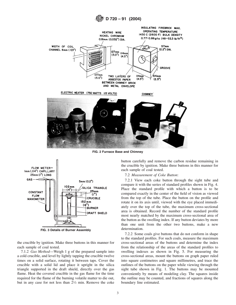 ASTM D720-91(2004) - Standard Test Method for Free-Swelling Index of Coal