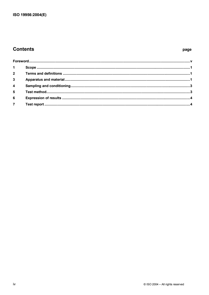 ISO 19956:2004 ISO 19956:2004 - Footwear — Test methods for heels — Fatigue resistance
Released:9/16/2004 - Page 4 preview