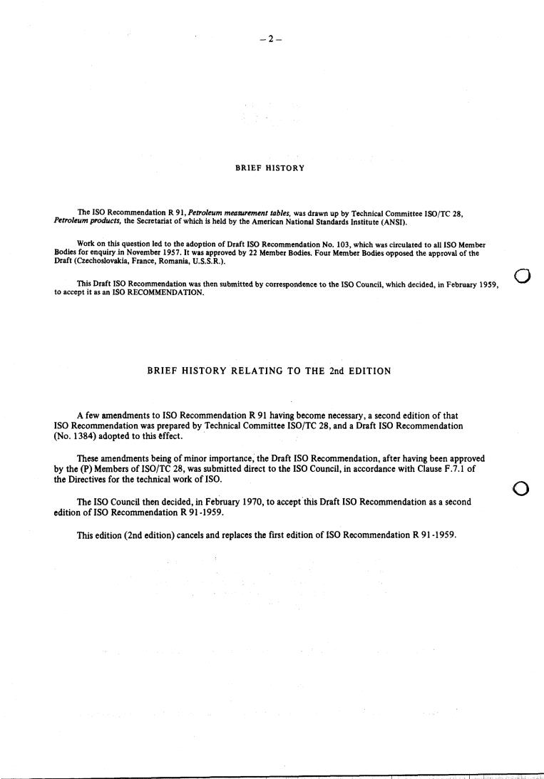 ISO/R 91:1970 ISO/R 91:1970 - Title missing - Legacy paper document
Released:1/1/1970 - Page 2 preview