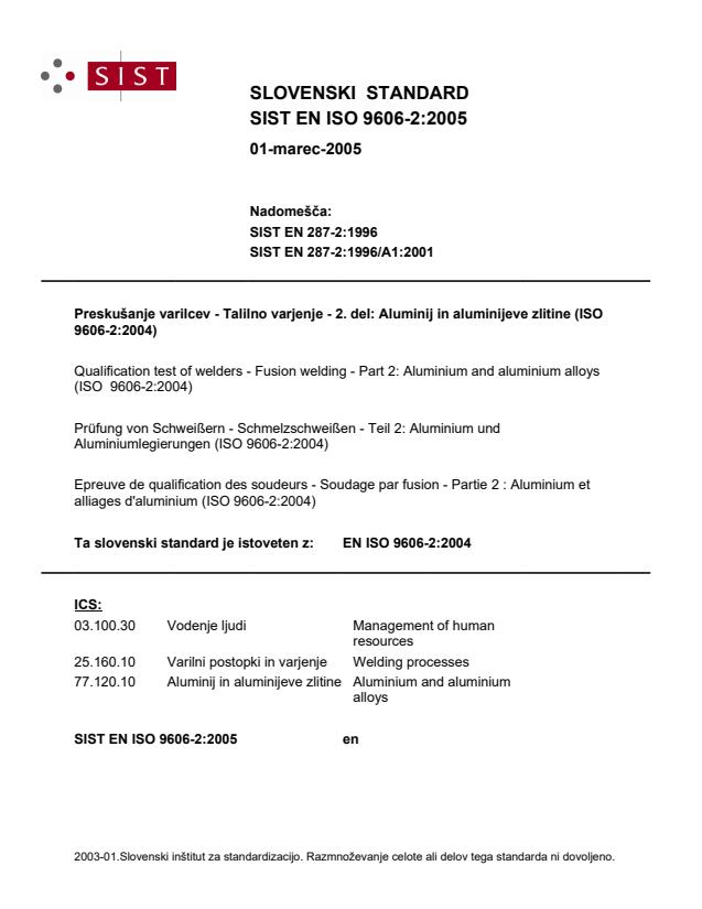 EN ISO 9606-2:2005