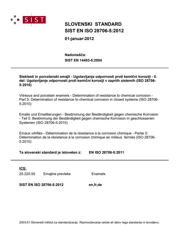 EN ISO 28706-5:2012