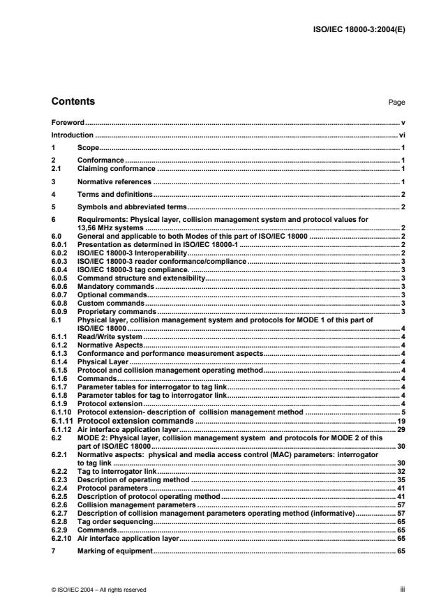 ISO/IEC 18000-3:2004 - Information technology -- Radio frequency identification for item management