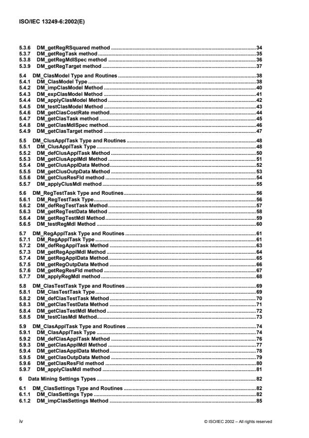 ISO/IEC 13249-6:2002 ISO/IEC 13249-6:2002 - Information technology -- Database languages -- SQL multimedia and application packages - Page 4 preview