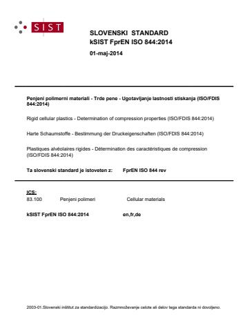 k FprEN ISO 844:2014 - natisnjeno za čitalnico