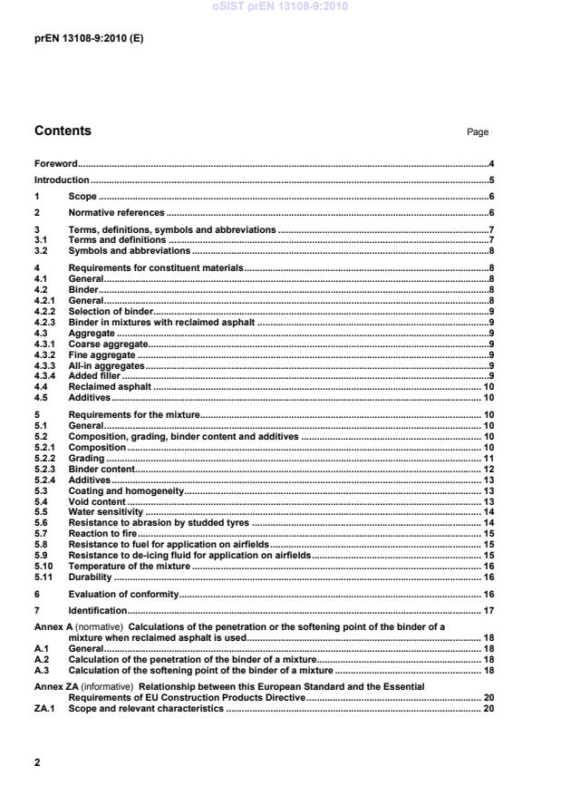 oSIST prEN 13108-9:2010 oSIST prEN 13108-9:2010 - Page 4 preview