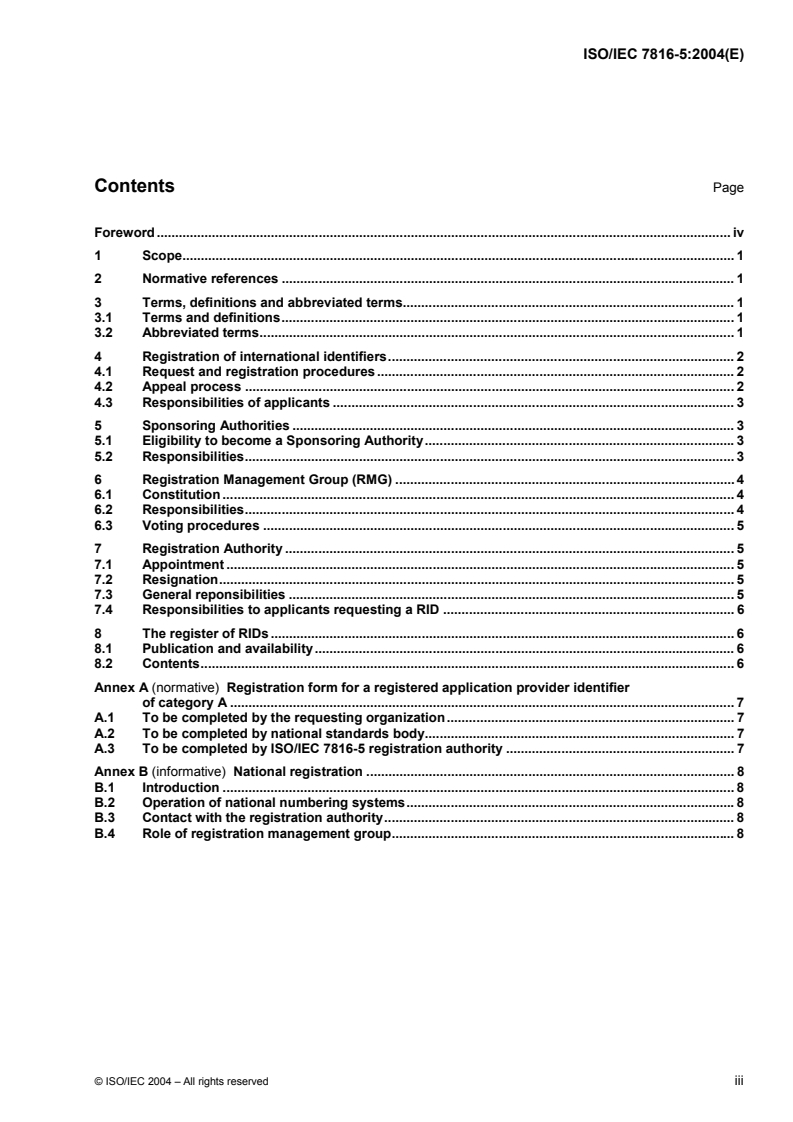 ISO/IEC 7816-5:2004 - Identification cards — Integrated circuit cards — Part 5: Registration of application providers
Released:12/2/2004