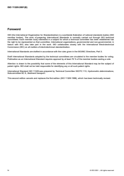 ISO 11329:2001 - Hydrometric determinations — Measurement of suspended sediment transport in tidal channels
Released:5/24/2001 - Page 4 preview
