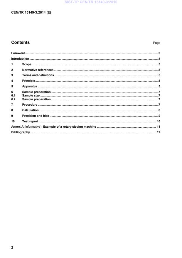 CEN/TR 15149-3:2014 TP CEN/TR 15149-3:2015 - Page 4 preview