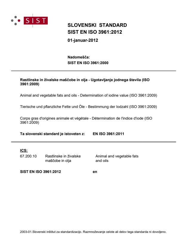 EN ISO 3961:2012