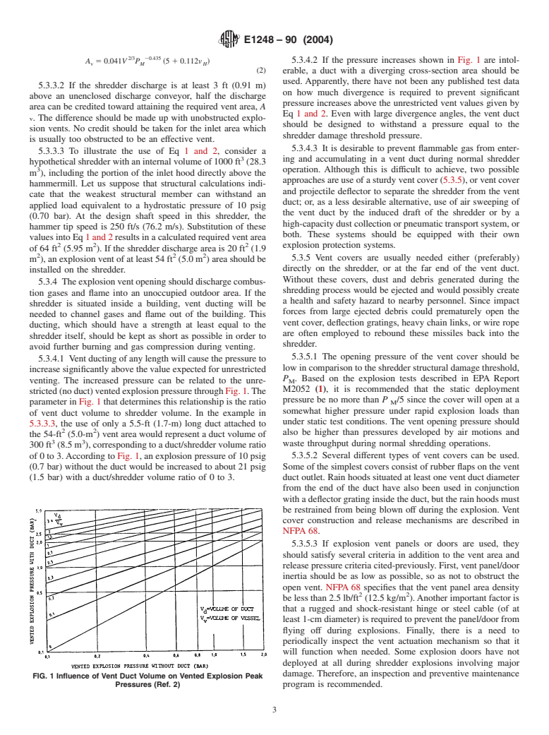 ASTM E1248-90(2004) - Standard Practice for Shredder Explosion Protection