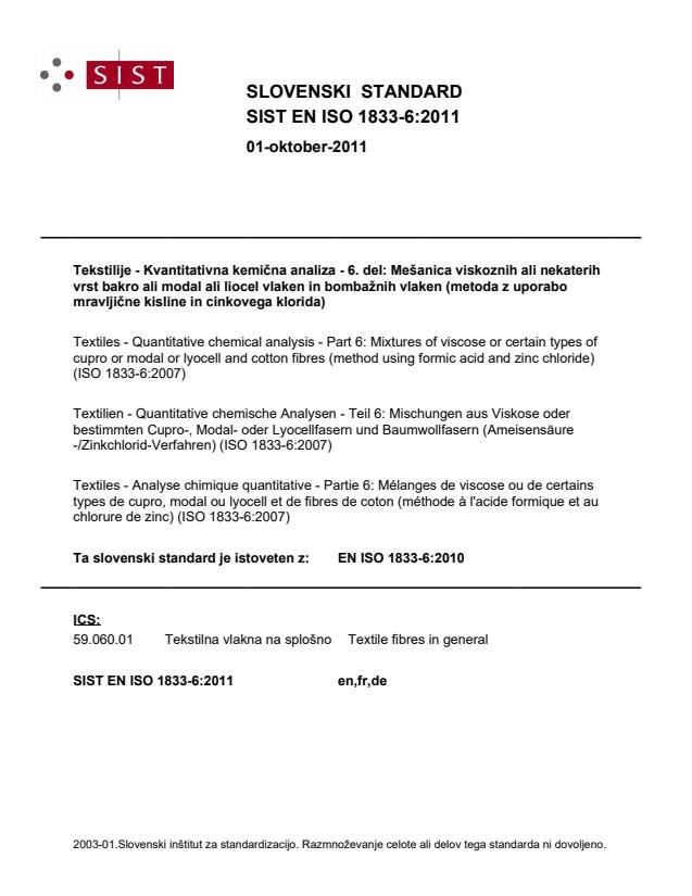 EN ISO 1833-6:2011