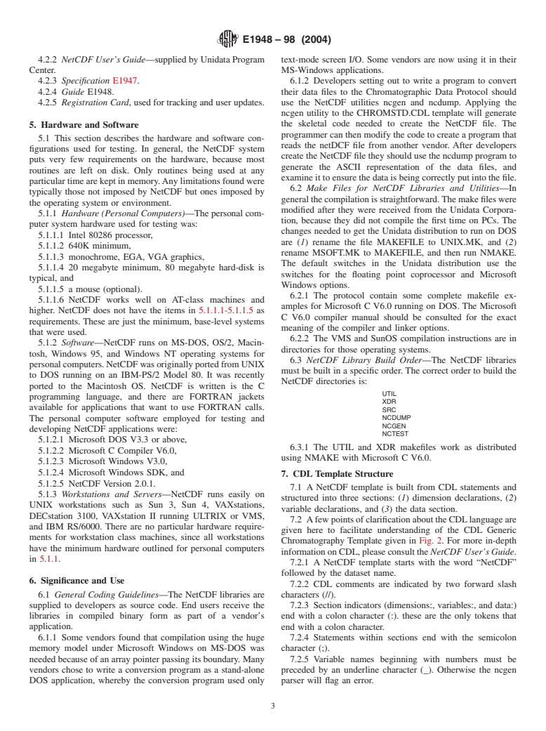 ASTM E1948-98(2004) - Standard Guide for Analytical Data Interchange Protocol for Chromatographic Data