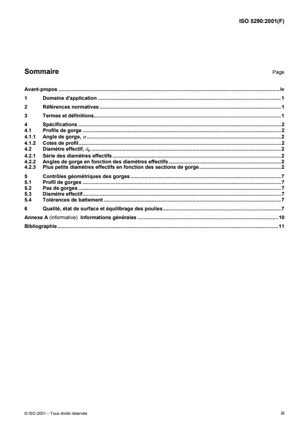 ISO 5290:2001 - Transmissions par courroies -- Poulies a gorges pour courroies trapézoidales étroites -- Sections de gorge 9N/J, 15N/J et 25N/J (systeme effectif)