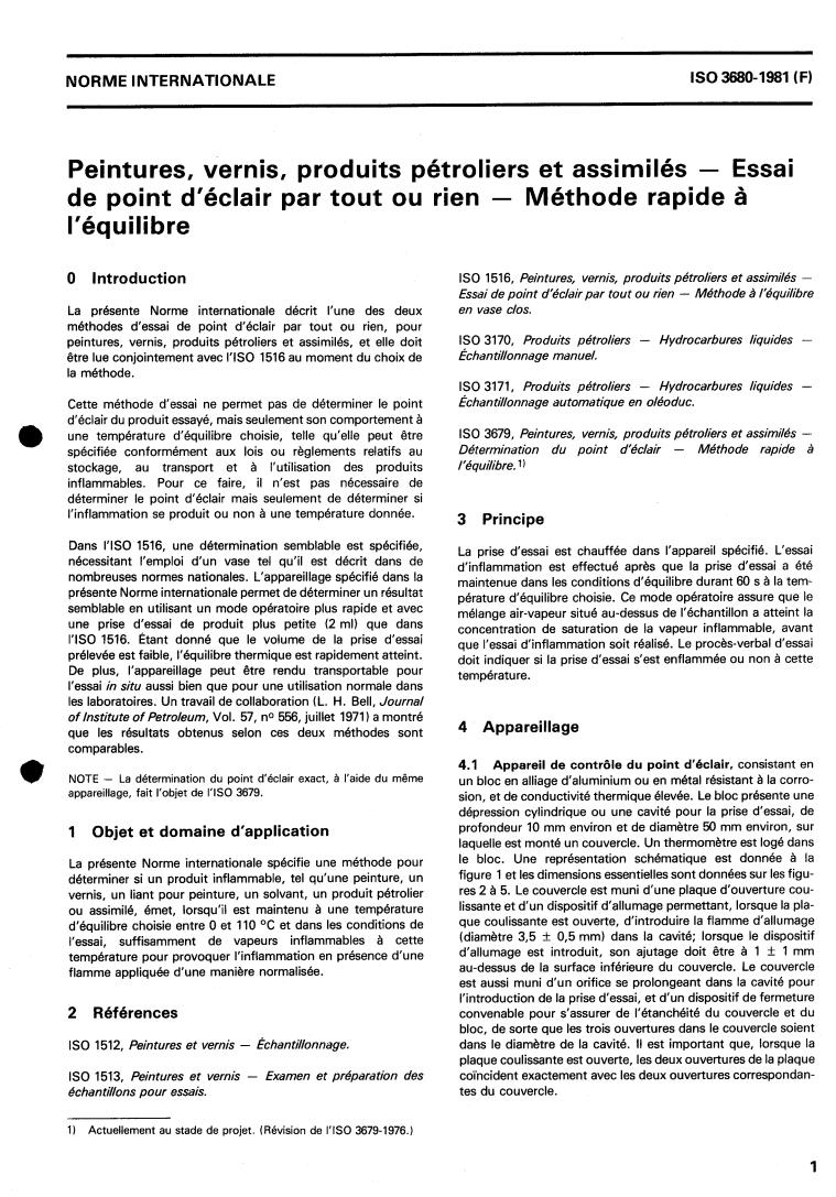 ISO 3680:1981 - Title missing - Legacy paper document
Released:1/1/1981