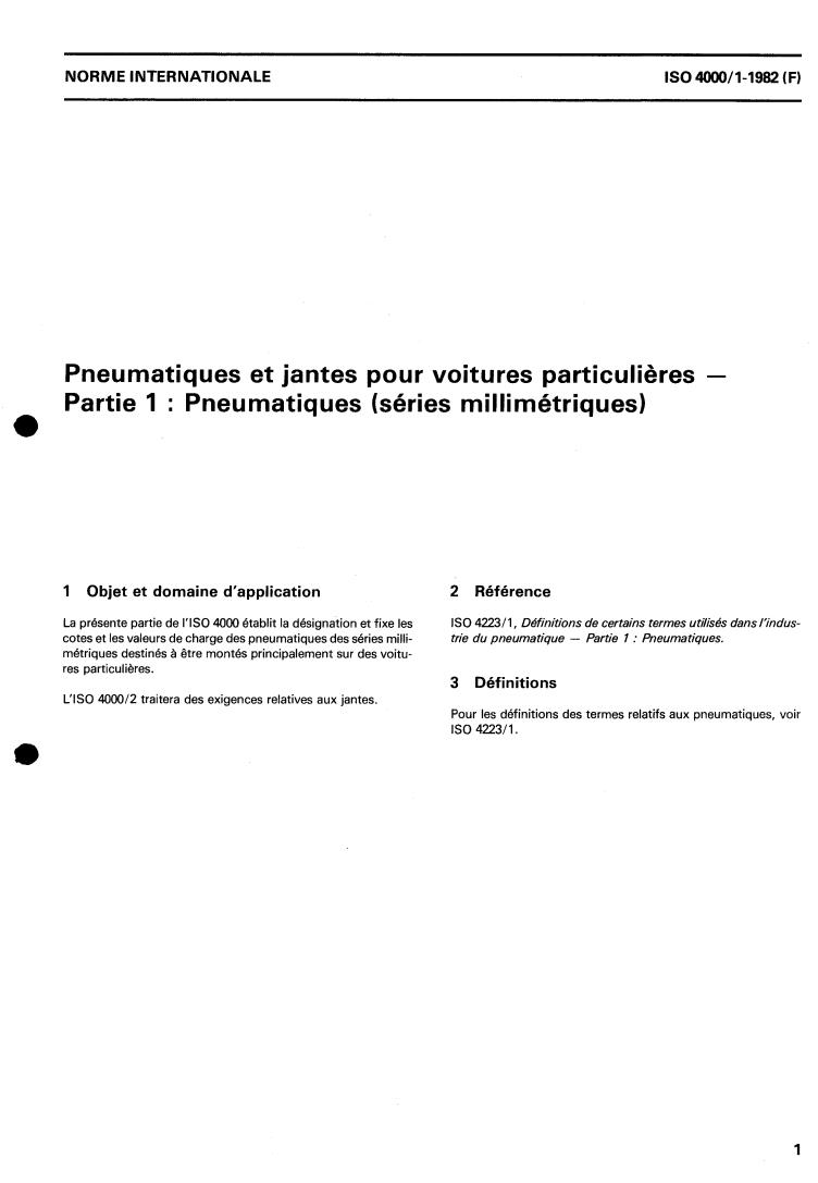 ISO 4000-1:1982 - Title missing - Legacy paper document
Released:1/1/1982