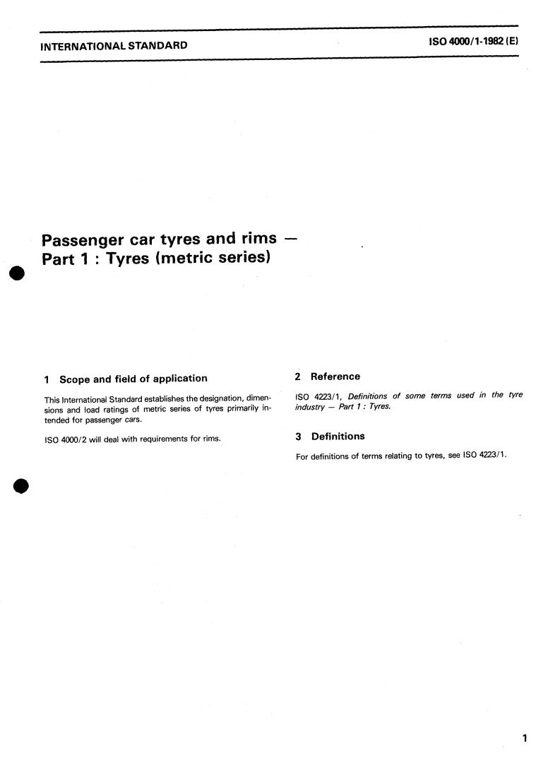 ISO 4000-1:1982 - Title missing - Legacy paper document
Released:1/1/1982