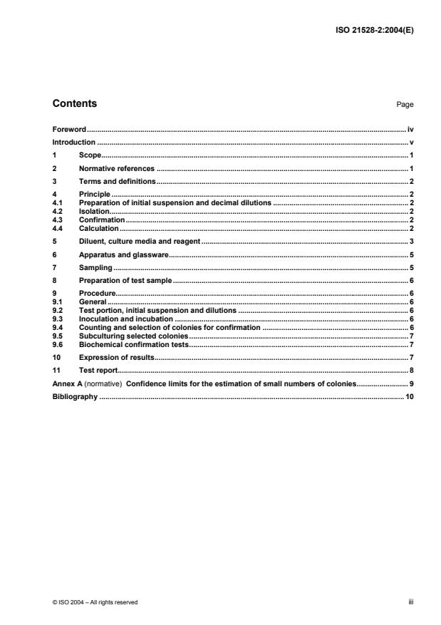 ISO 21528-2:2004 - Microbiology of food and animal feeding stuffs -- Horizontal methods for the detection and enumeration of Enterobacteriaceae