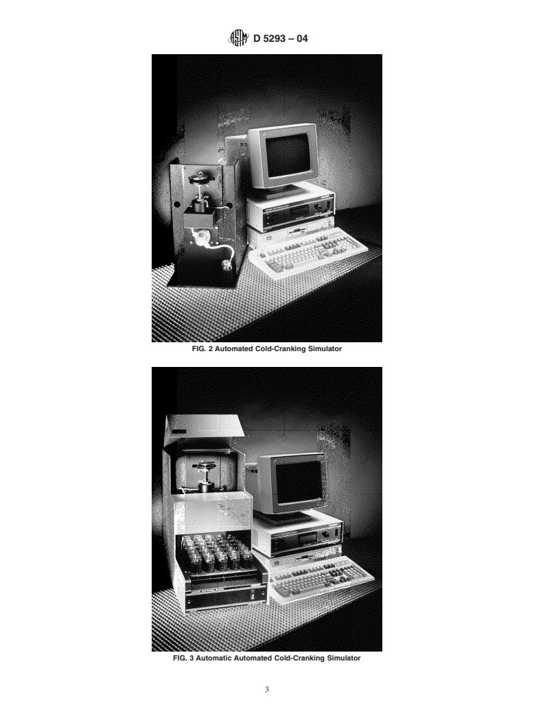 ASTM D5293-04 - Standard Test Method for Apparent Viscosity of Engine Oils Between -5 and -35&#176;C Using the Cold-Cranking Simulator