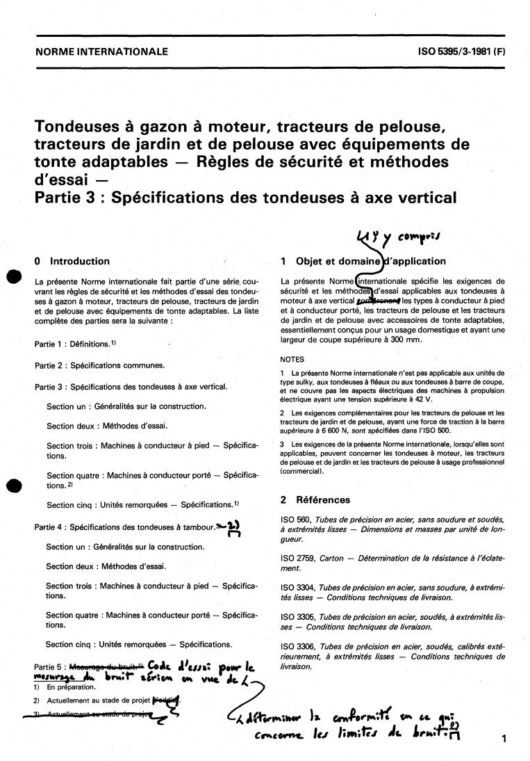 ISO 5395-3:1981 - Title missing - Legacy paper document
Released:1/1/1981