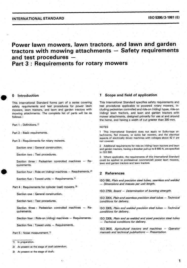 ISO 5395-3:1981 - Title missing - Legacy paper document
Released:1/1/1981