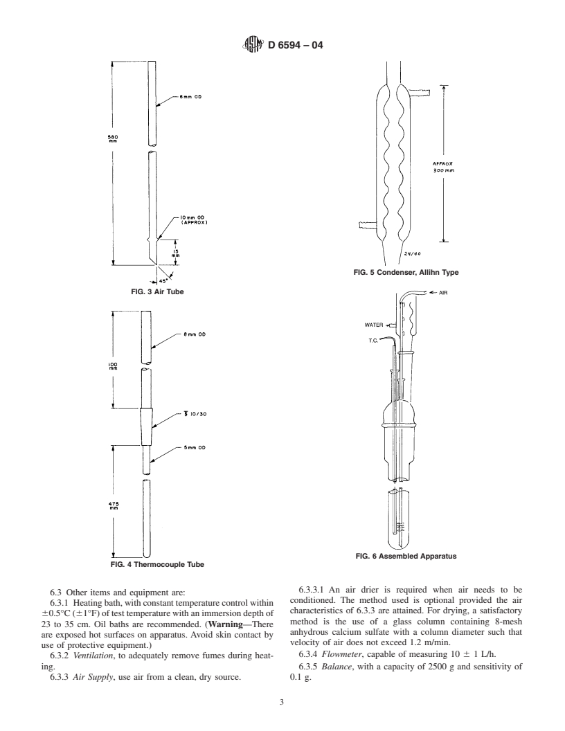 ASTM D6594-04 - Standard Test Method for Evaluation of Corrosiveness of Diesel Engine Oil at 135&#176;C