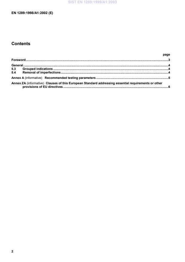 EN 1289:1998/A1:2002 EN 1289:1999/A1:2003 - Page 4 preview