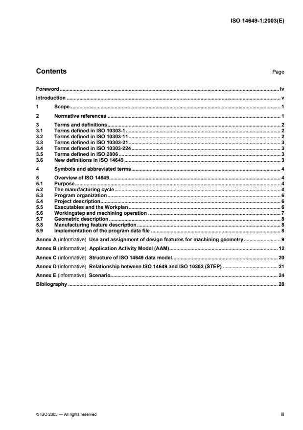 ISO 14649-1:2003 - Industrial automation systems and integration -- Physical device control -- Data model for computerized numerical controllers