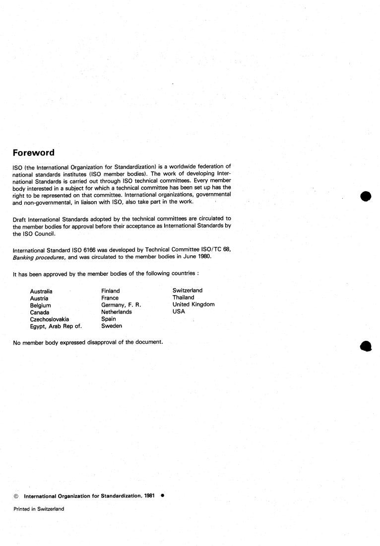 ISO 6166:1981 ISO 6166:1981 - Title missing - Legacy paper document
Released:1/1/1981 - Page 2 preview