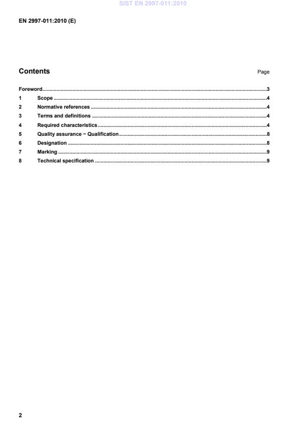 EN 2997-011:2010 EN 2997-011:2010 - Page 4 preview