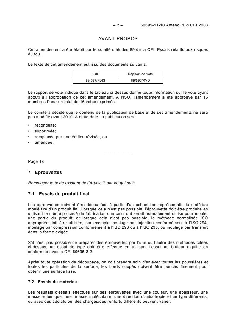 IEC 60695-11-10:1999/Amd 1:2003 IEC 60695-11-10:1999/Amd 1:2003 - Page 2 preview