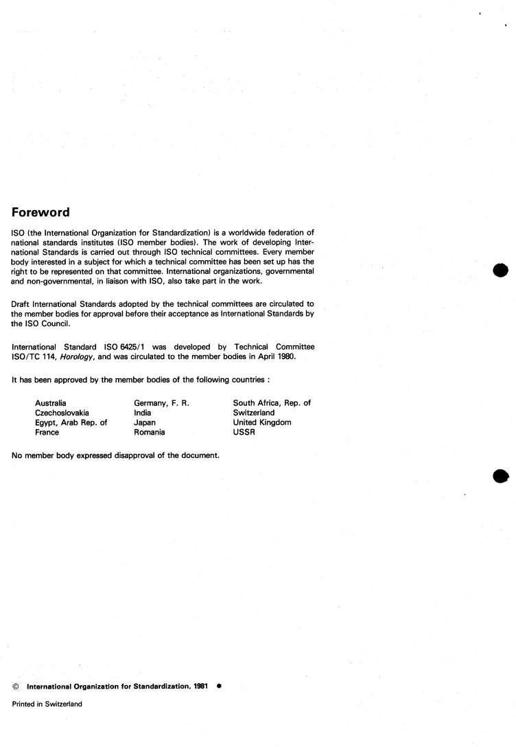 ISO 6425-1:1981 ISO 6425-1:1981 - Title missing - Legacy paper document
Released:1/1/1981 - Page 2 preview